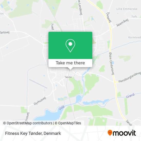 Fitness Key Tønder map
