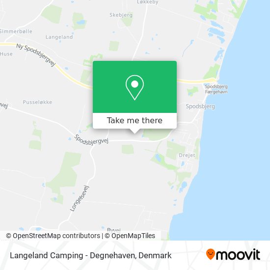 Langeland Camping - Degnehaven map