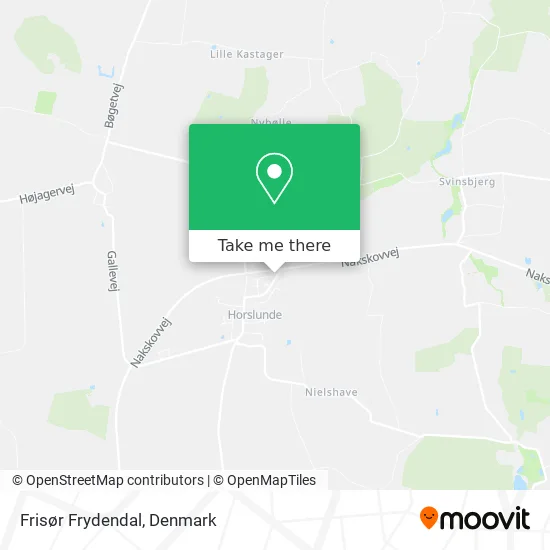Frisør Frydendal map