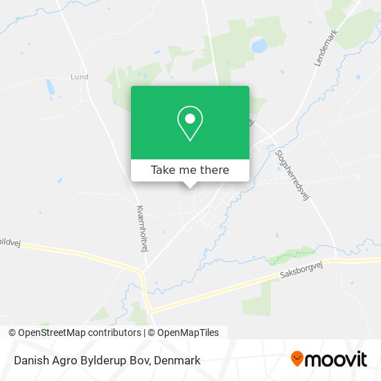 Danish Agro Bylderup Bov map