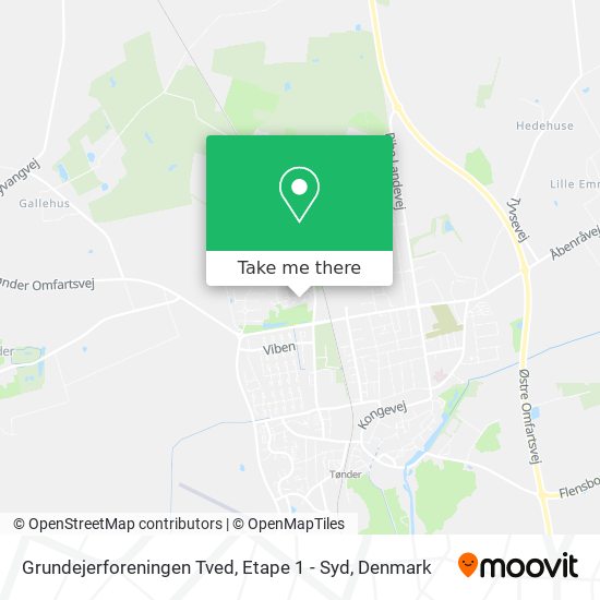 Grundejerforeningen Tved, Etape 1 - Syd map