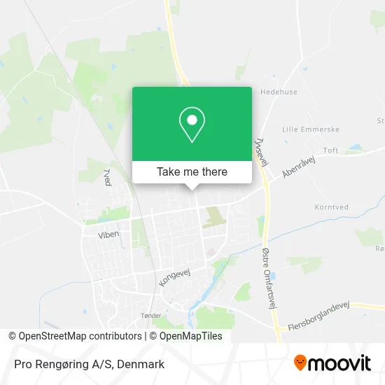 Pro Rengøring A/S map