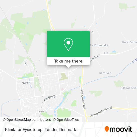 Klinik for Fysioterapi Tønder map