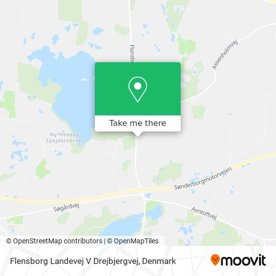 Flensborg Landevej V Drejbjergvej map