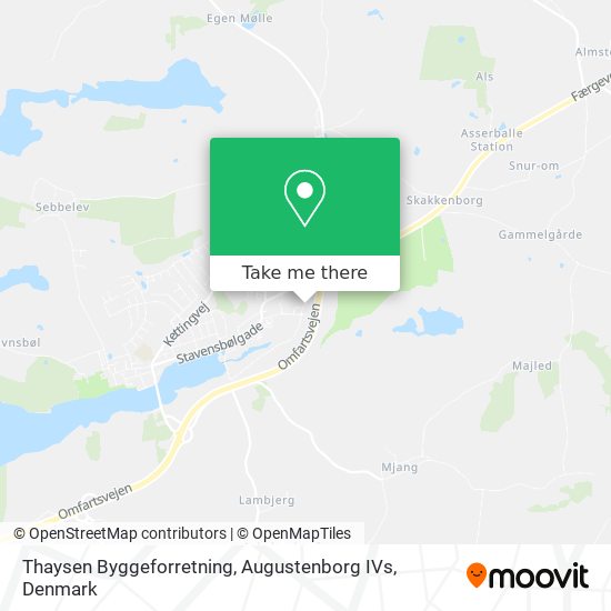 Thaysen Byggeforretning, Augustenborg IVs map