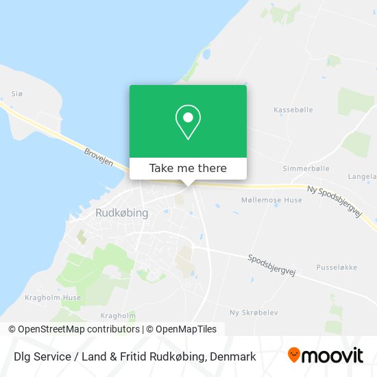 Dlg Service / Land & Fritid Rudkøbing map