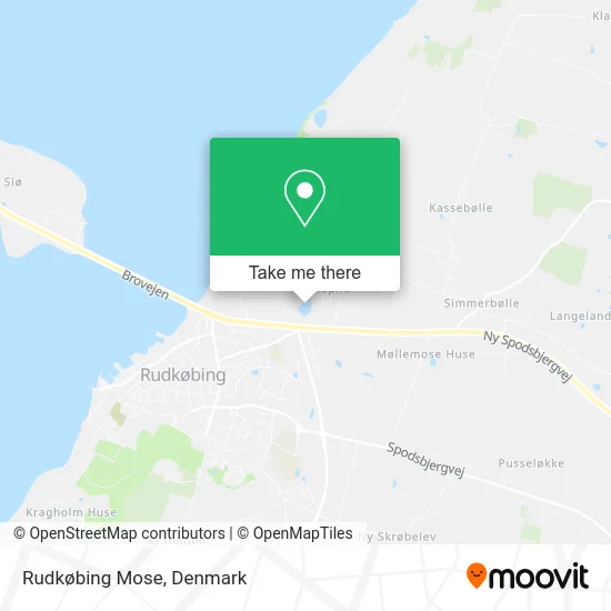 Rudkøbing Mose map
