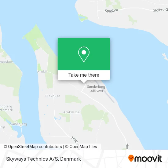 Skyways Technics A/S map