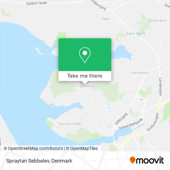 Spraytan Sebbelev map