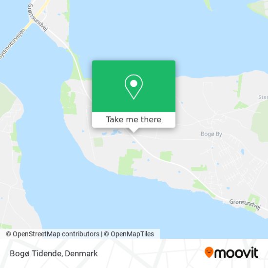 Bogø Tidende map
