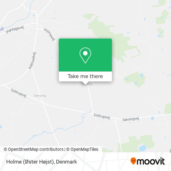 Holme (Øster Højst) map