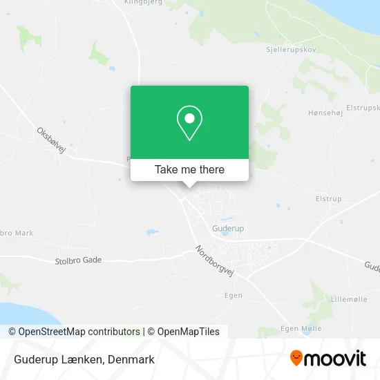 Guderup Lænken map