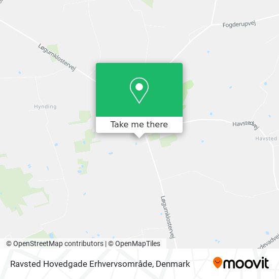 Ravsted Hovedgade Erhvervsområde map