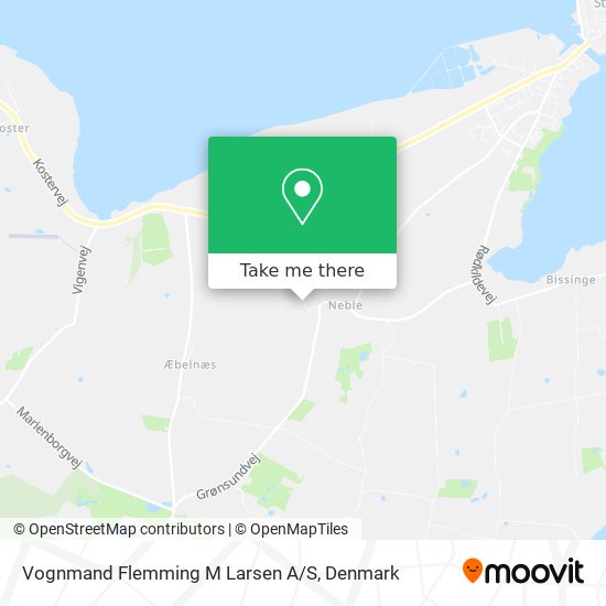 Vognmand Flemming M Larsen A/S map