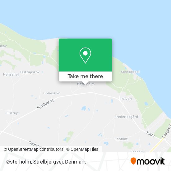 Østerholm, Strelbjergvej map