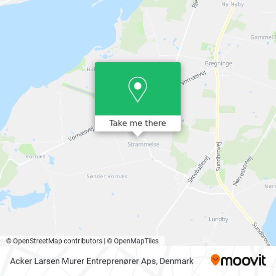 Acker Larsen Murer Entreprenører Aps map