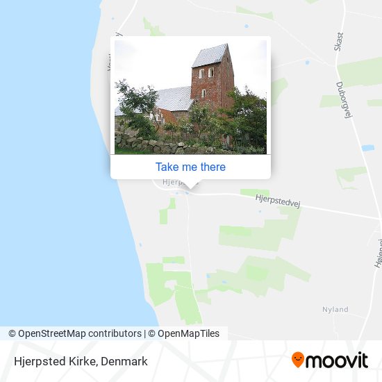 Hjerpsted Kirke map