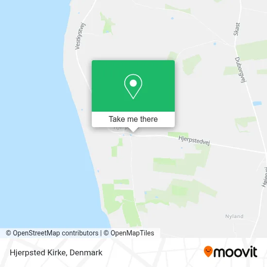 Hjerpsted Kirke map