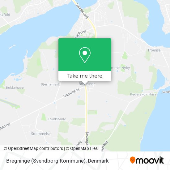 Bregninge (Svendborg Kommune) map