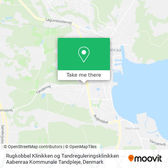 Rugkobbel Klinikken og Tandreguleringsklinikken Aabenraa Kommunale Tandpleje map