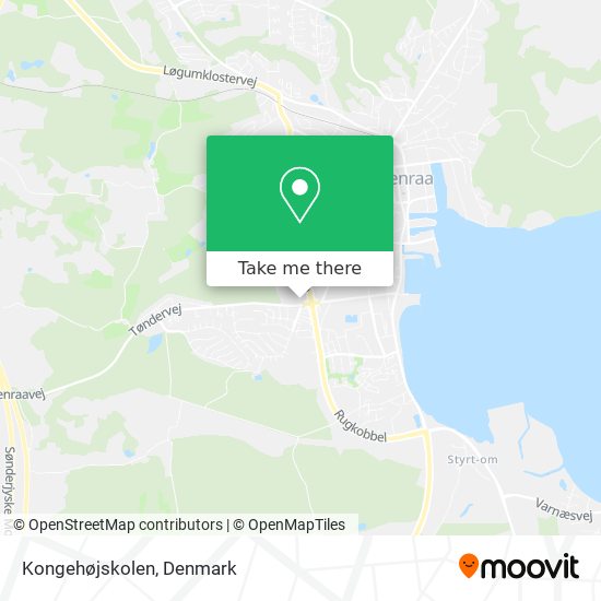 Kongehøjskolen map