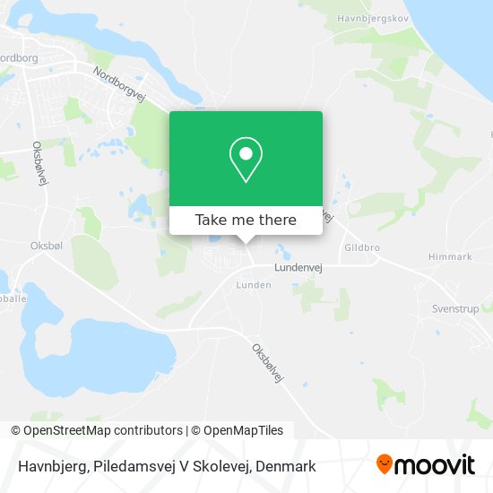 Havnbjerg, Piledamsvej V Skolevej map