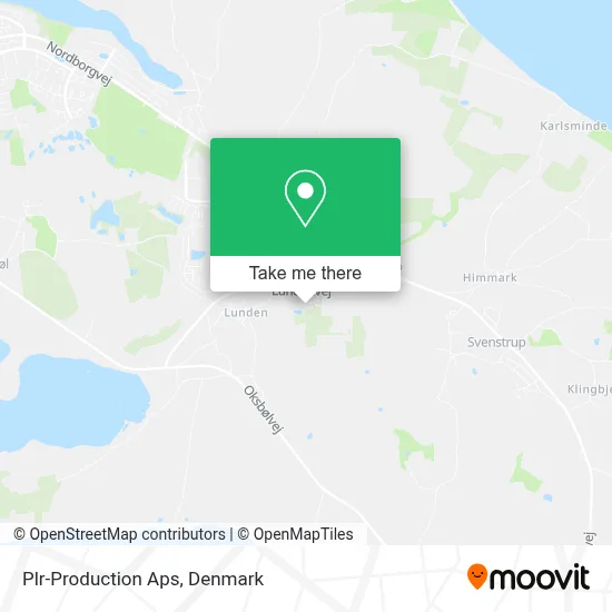 Plr-Production Aps map