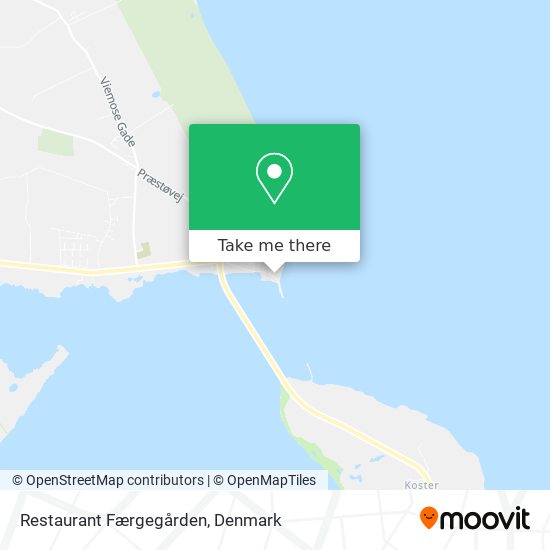 Restaurant Færgegården map