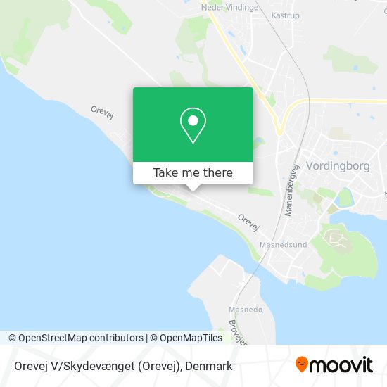 Orevej V/Skydevænget map