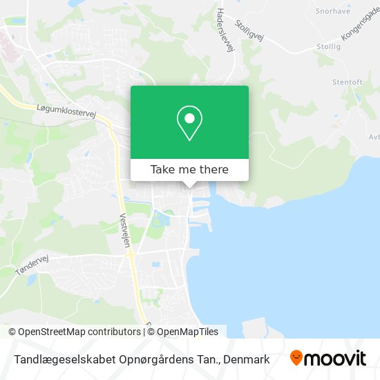 Tandlægeselskabet Opnørgårdens Tan. map