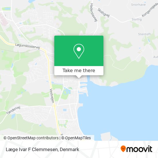 Læge Ivar F Clemmesen map