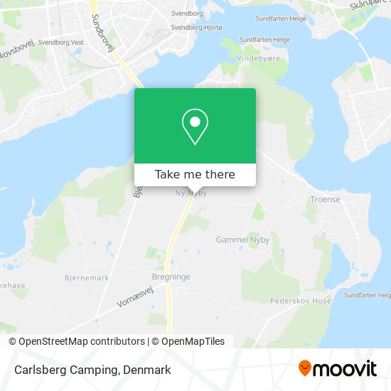 Carlsberg Camping map
