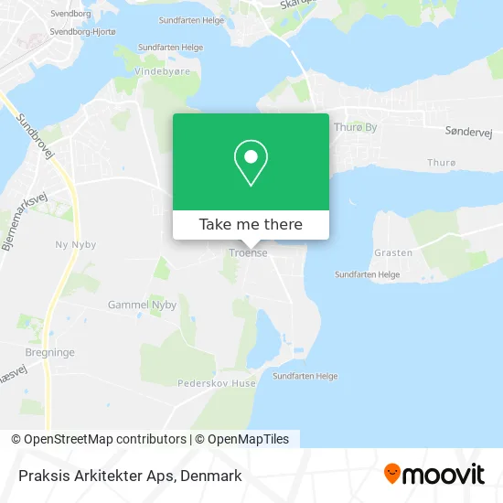 Praksis Arkitekter Aps map