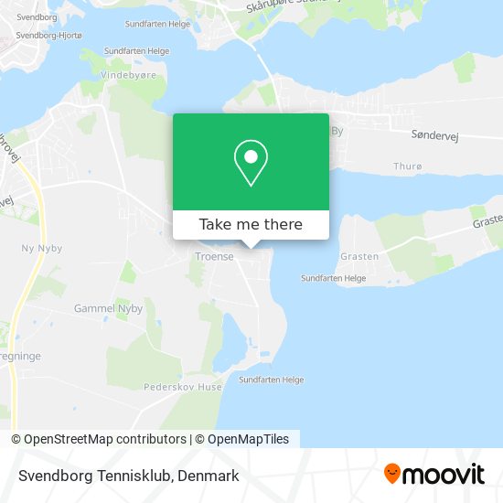 Svendborg Tennisklub map