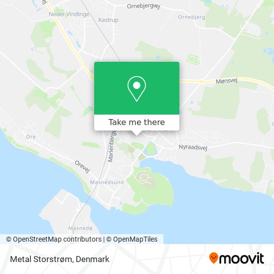 Metal Storstrøm map