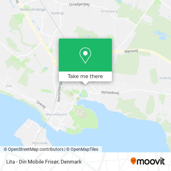 Lita - Din Mobile Frisør map