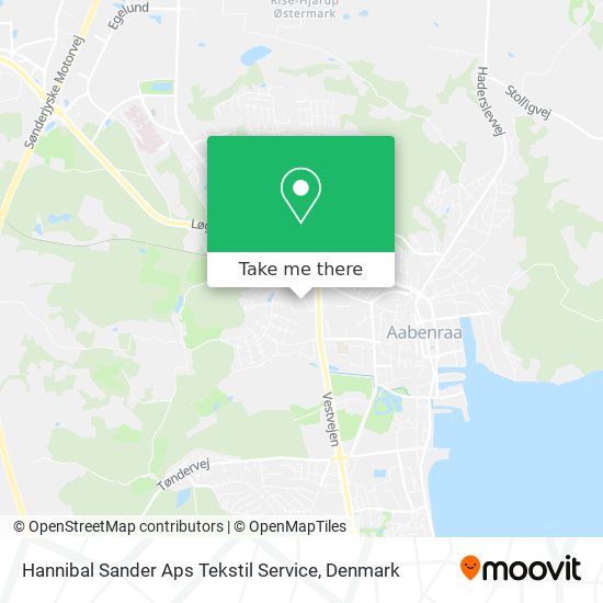 Hannibal Sander Aps Tekstil Service map