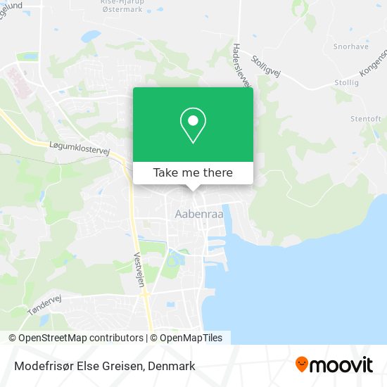 Modefrisør Else Greisen map