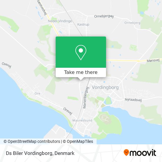 Ds Biler Vordingborg map