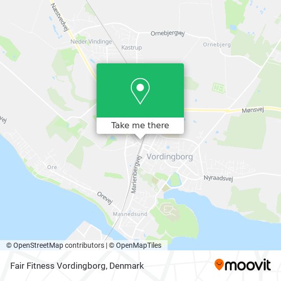 Fair Fitness Vordingborg map