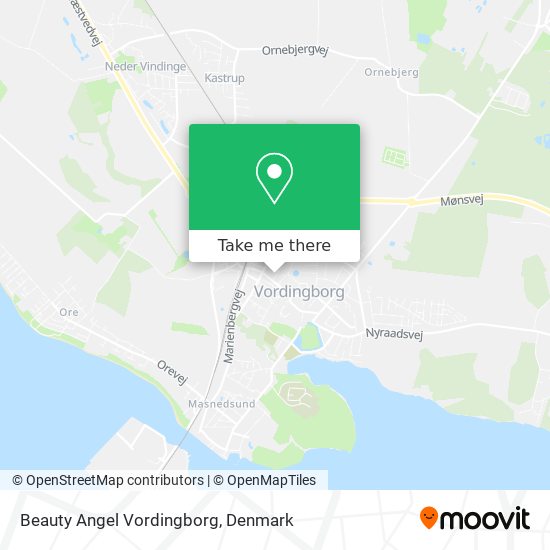 Beauty Angel Vordingborg map