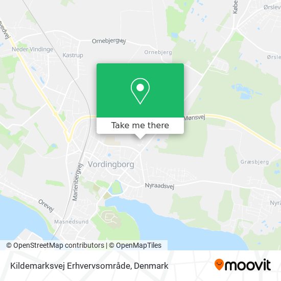 Kildemarksvej Erhvervsområde map