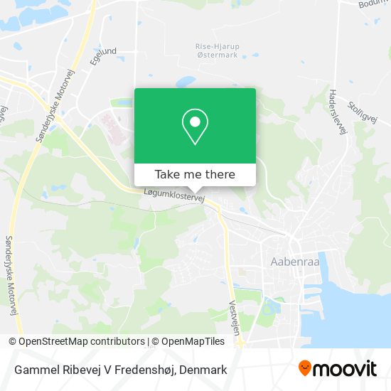 Gammel Ribevej V Fredenshøj map