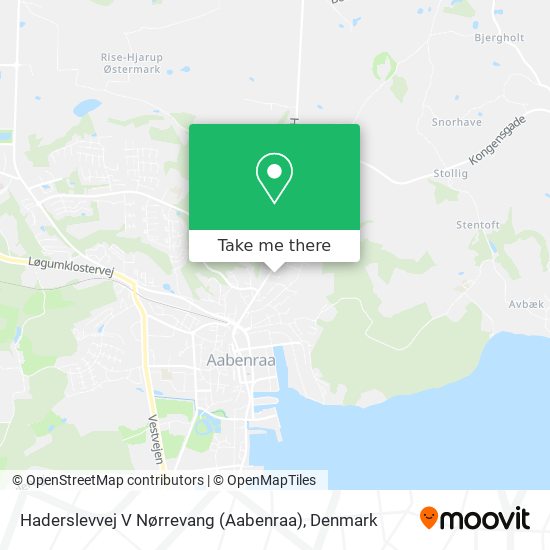 Haderslevvej V Nørrevang (Aabenraa) map