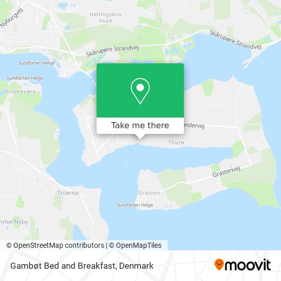 Gambøt Bed and Breakfast map