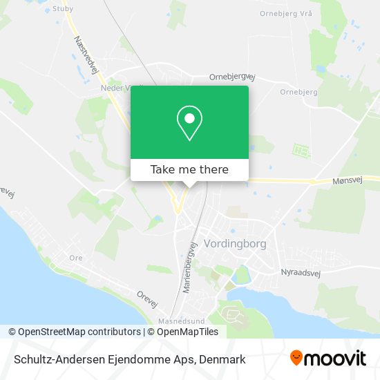 Schultz-Andersen Ejendomme Aps map