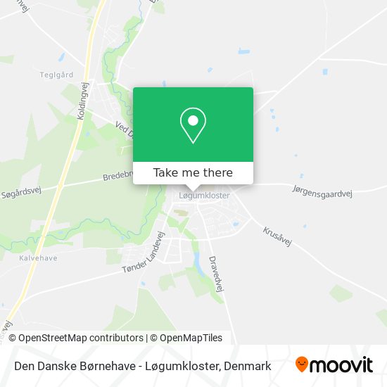 Den Danske Børnehave - Løgumkloster map