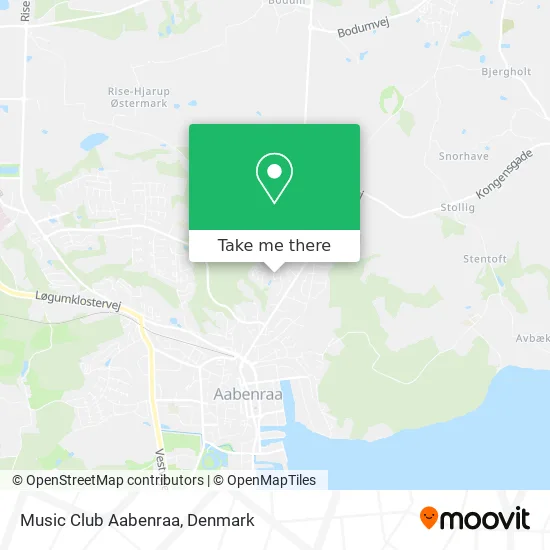 Music Club Aabenraa map