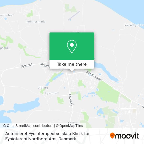 Autoriseret Fysioterapeutselskab Klinik for Fysioterapi Nordborg Aps map