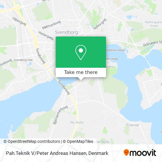 Pah.Teknik V / Peter Andreas Hansen map